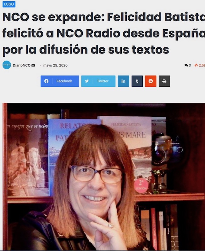 Felicidad Batista Diario Radio NCO Argentina